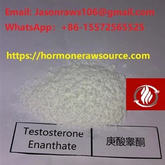 टेस्टोस्टेरोन Enanthate पाउडर शरीर सौष्ठव के लिए CAS:315-37-7